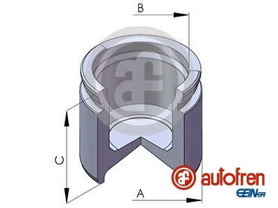 Piston, brake caliper